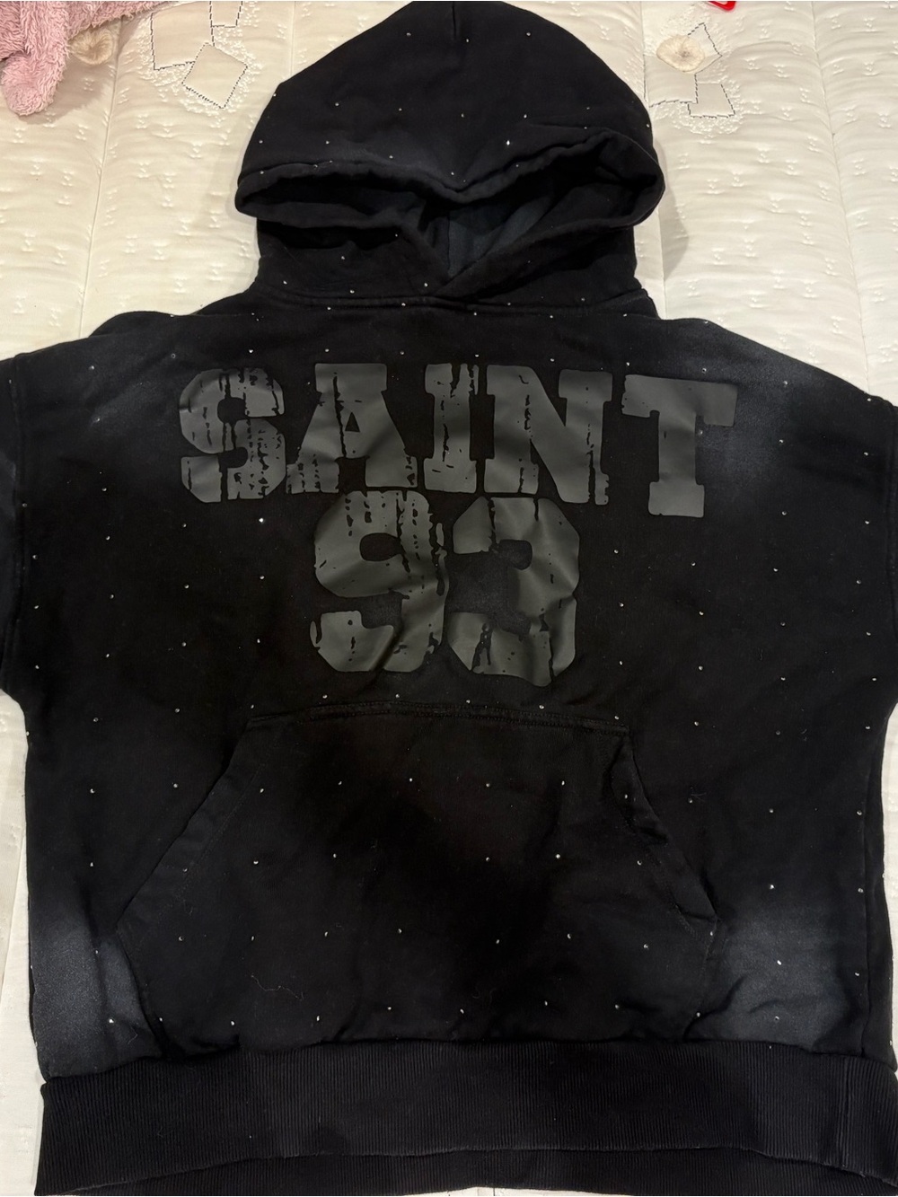 Wildfang Black Graphic Pullover Hoodie